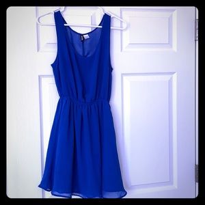 H&M summer blue dress